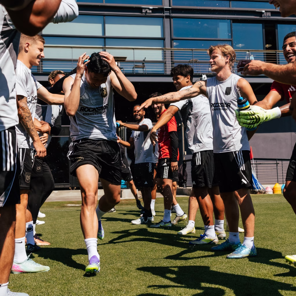 Son Heung-Min's first training with Los Angeles FC